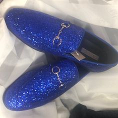 Fancy Sparkling Glitter Loafer Slip On Shoe Blue Round Toe Loafers For Party, Blue Loafers With Round Toe For Party, Mens White Loafers, Mens Brown Loafers, Mens Slip On Loafers, Cole Haan Loafers, Black Slip On Shoes, Slip On Shoe, Brown Loafers