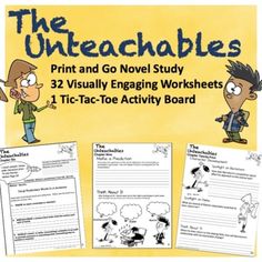 the unreachables print and go novel study