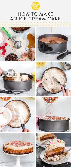 how to make an ice cream cake