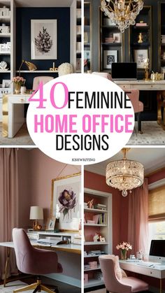 the top 10 feminine home office designs