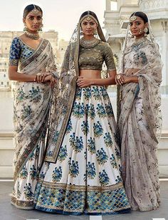 Orang India, Nikkah Dress, Floral Lehenga, Indian Couture, Wedding Lehenga