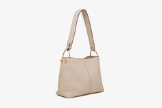 Strathberry - Lana Hobo - Beige Classic Bucket Hobo Bag For Everyday, Modern Taupe Shoulder Bag For Everyday Use, Modern Taupe Shoulder Bag For Everyday, Trendy Beige Hobo Bag For Everyday, Trendy Everyday Beige Hobo Bag, Classic Hobo Bag With Adjustable Strap For Shopping, Everyday Bucket Bag With Detachable Double Handle, Versatile Taupe Bag For Everyday Use, Casual Top Handle Hobo Bag For Shopping