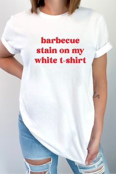 #BBQStain #TeeLife #WhiteTShirt #TimMcGrawMerch #CountryStyle #CountryGirlShirt #SummerBBQ #FourthofJuly #CountryMusic #TeeLove #StainLife #RedWhiteAndBBQ #TimMcGrawFan #CountryVibes #SummerStyle #BBQParty #CountryFashion #CountryChic #TShirtLove #BBQLife #CountryGirlLife #SummerFun #IndependenceDay #TimMcGrawMusic #CountryPride #TeeFashion #GrillinAndChillin #CountryMusicFan #SummerMemories Country Girl Life, Country Girl Shirts, Country Fashion, Tim Mcgraw, Summer Memories, Bbq Party, Summer Bbq, Girl Shirt, Country Girl