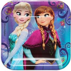 two frozen princesses are standing next to each other