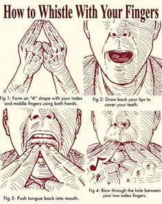 instructions for how to wipe your fingers