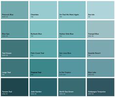 shades of blue and green are the most popular paint colors for walls, ceilings or floors