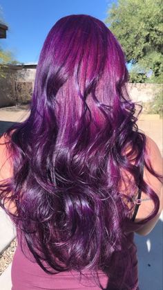 Magenta Hair, Plum Hair, Rainbow Hair Color, Violet Hair, Stronger Hair, Hair Color Purple