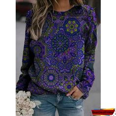 Tag size(CM)US SizeBustLengthSUS69565MUS810066LUS1010567XLUS12110682XLUS14115693XLUS1612070Item:G7785Sleeve Type:Long SleeveElasticity:Non-stretchyThickness:LightweightProcess:Paneled,PrintedTheme:All SeasonColor:Purple,Orange,Blue Trendy Fashion Outfits, Graphic Tops, Women Hoodies Sweatshirts, Printed Ties, Print Sweatshirt, Wholesale Clothing, Pullover Sweatshirts, Casual Sweatshirt, Printed Sweatshirts