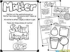 States Of Matter Coloring Page, Liquid Solid Gas Preschool, Solid Liquid Gas Stem Activities, Solid Liquid Gas Activities 2nd Grade, Solids Liquids Gases Anchor Chart, Matter Bulletin Board Science, Matter Worksheets 2nd Grade, Solid Liquid Gas Anchor Chart