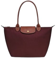 Nylon Tote Bag, Longchamp Bag, Nylon Tote Bags, Burgundy And Gold, Nylon Tote, Medium Bags, Longchamp Le Pliage, Bags Handbags, In Store