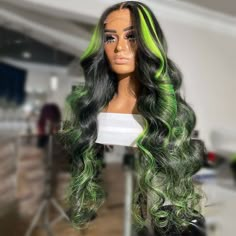 Purchase Info Payment>>Debit / Credit Card or PayPal Delivery time>>USA (3-8 Bdays), others (4-8 Bdays) Shipping>>Free Shipping worldwide via FedEx, DHL, DPEX Quality>>10A Grade High Quality,Tangle Free, No Shedding Returns>>15 Days refund, With Hair Not Be Used, Lace Not Cut Free Gifts>>Wig cap, Elastic Band Product Details Hair Type Green Highlight Lace Front Human Hair Wig Body Wave HD Transparent Remy Hair Wig Lace Type frontal/closure/T part Hair Material 100% human hair Cut from Donor Wig Hair Color Orange, Green Wig, Hair Patterns, Green Highlights, Remy Hair Wigs, Human Hair Color, Colored Wigs, Lace Front Human Hair, Black Wig