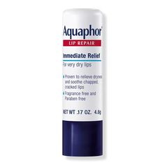 Aquaphor Lip Balm Aesthetic, Chapstick Aquaphor, Aquaphor Chapstick, Aquaphor Lip, Very Dry Lips, Burr Basket, Lip Repair, Boo Basket, Cracked Lips