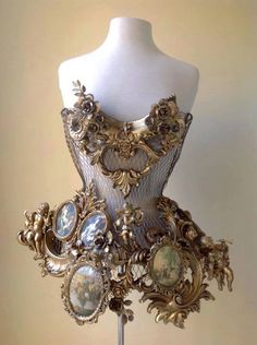 A bit tacky but nice! Moda Steampunk, Diy Kostüm, Corset Fashion, Dress Forms, Fantasy Clothing, Steampunk Fashion, Fantasy Fashion, Mode Inspiration, Costume Design