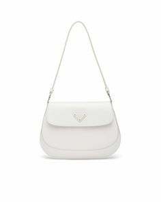 Prada Cleo Bag, Cleo Bag, Prada Cleo, Pink Desert, Prada Collection, Bag Prada, Prada Logo, Curved Lines, Triangle Logo