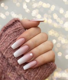 Pink Ombre Nails Glitter, Ambre Nails, French Fade Nails, Ombre Gel Nails, Faded Nails, Pink Ombre Nails, Ombre Nails Glitter, Ombre Acrylic Nails