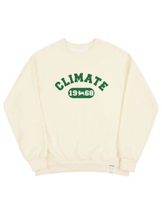 Editor's notesIt is a basic and casual sweatshirt with a climate logo graphic printed using urethane printing. Made of polyester blend cotton fabric, the sweatshirt is soft and lightweight. The sweatshirt is finished with tenter and tumble process to minimize fabric shrinking.- Unisex item- Graphic print- Ribbed neck, cuffs, hem- Logo label patchMeasurements(in.)S / M / L / XL- Length: 25.6 in. / 27.2 in. / 28.3 in. / 29.5 in.- Shoulder: 21.3 in. / 22.4 in. / 23.6 in. / 25.2 in.- Chest: 21.7 in. / 23.2 in. / 24.4 in. / 25.6 in.- Sleeve Length: 22.4 in. / 23.6 in. / 24.4 in. / 25.2 in.*Model info: Man-Height 5’ 10”, Weight 143.3 lbs, Fitting size: Size L / Woman-Height 5’ 7” Weight 112.4 lbs, Fitting size: Size MComposition & Care- 60% Cotton, 40% Polyester- Hand wash in cold water reco Logo Label, Logo Graphic, Casual Sweatshirt, Graphic Prints, Cold Water, Cotton Fabric, Sleeve Length, Top Outfits, Mens Outfits