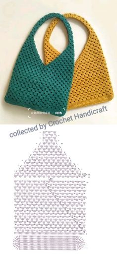 Crochet bag/ вязанная крючком сумка/ かぎ針編みバッグ Crocheted Purses, Crochet Shoulder Bags, Free Crochet Bag, Crochet Bag Tutorials, Crochet Bag Pattern Free, Crochet Handbags Patterns, Handbag Pattern