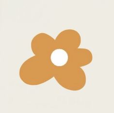 an orange flower on a white background