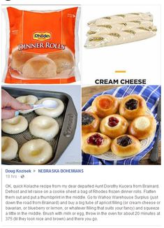 an image of some food items on a page with the caption's description below