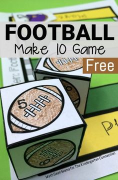 football make 10 game with free printables