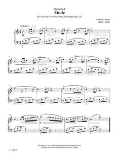 sheet music with the words let's do flute