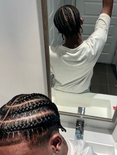 Different Cornrow Styles Men, Afro Cornrow Hairstyles, Medium Length Braids For Men, Cornrows Men Black Hairstyles, 6 Braids Men, Short Braids Men