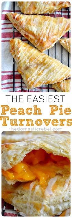 the easyest peach pie turnoverers recipe