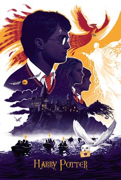 the poster for harry potter and hermione's hogwarts is shown