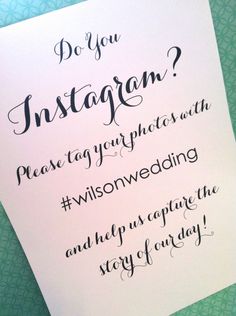 an instagram page with the text do you have instagram? please to get married