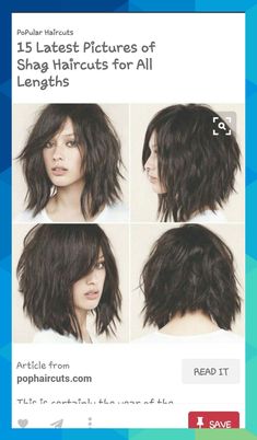 #alesissibley1985 Bob Layers Bangs, Bangs For Face Shape, Blonde With Bangs, New Hair Cut Style, Layered Shag, Choppy Hairstyles, Hairstyles Diy, Hairstyles Messy, Medium Length Hairstyles