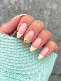 Cute Easter Nails, Star Wars Nails, Disneyland Nails, Florida Nails, Quartz Nails, Yoda Star Wars, Disney Nails