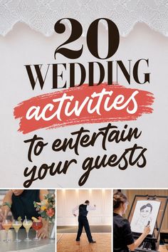 wedding activities to entertain your guests