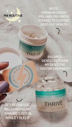 THRIVE Balance is a premium approach to your daily digestive lifestyle. Balance was formulated to supply digestive and immune support, improve nutrient absorption, and help you achieve your weight management goals. In addition, Balance was conceived and created to reduce toxins and pollutants and increase your body's naturally generated energy. Balance was designed to work in conjunction with the THRIVE Experience to reduce bloat and help you achieve a flatter, more toned stomach. Consider addin Thrive Diet, Reduce Bloat