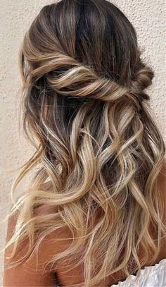 Glamorous Wedding Hair, Hairstyles Straight, Hairstyles Homecoming, Half Up Half Down Hairstyles, Hair Homecoming, Wedding Hairstyles Half Up Half Down