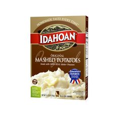 Idahoan Mashed Potatoes, Football App, Instant Potatoes, Instant Mashed Potatoes, Egg Replacement, Potato Flakes, Idaho Potatoes, Easy Eggs