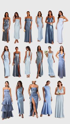 blue wedding theme 🩵 Cloudy Blue Bridesmaid Dresses, Misty Blue Bridesmaid Dresses, Blue Palette Bridesmaid Dresses, Dusty Blue Silk Bridesmaid Dresses, Winter Blue Bridesmaid Dresses, Bridesmaid Dresses Shades Of Blue, Blue Mix And Match Bridesmaid Dresses, Dusty Blue Bridesmaid Dresses Mismatched, Different Shades Of Blue Bridesmaids