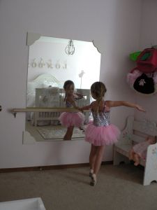 Ballerina Room, Ballet Bar, Ballet Barre, Princess Room, Big Girl Rooms, A Mirror, Kid Spaces, Kids' Room, My New Room