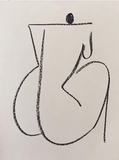 a drawing on paper with the letter j in it