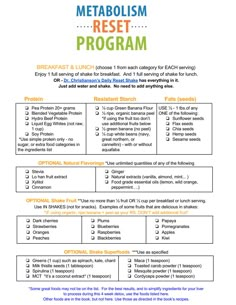 The Metabolism Reset Diet Book Resources Fabulous 5 Metabolism Cards, Reset Metabolism Diet, The Hormone Reset Diet, Reset Hormones Diet, Ovarian Fatigue Diet, Metabolic Renewal Type 2 Meal Plan, Metabolic Hormone Type 1 Diet, Metabolic Renewal Hormone Type 5 Diet Plan