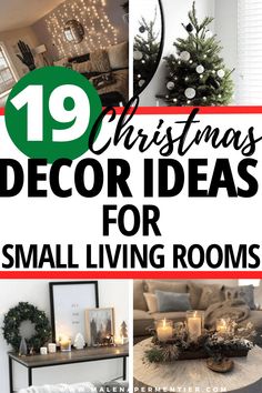 christmas decor ideas for small living rooms that are easy to do with the family and friends