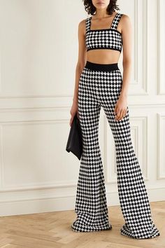 from @NET-A-PORTER's closet #balmain #givenchy #gianvitorossi Kpop Wardrobe, Houndstooth Outfit, Neutrals Outfit, Things That Go Together, Balmain Jeans, Two Pieces Set Outfits, Balmain Clothing, Knit Two Piece Set, Fran Fine