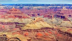 an aerial view of the grand canyons and mountains