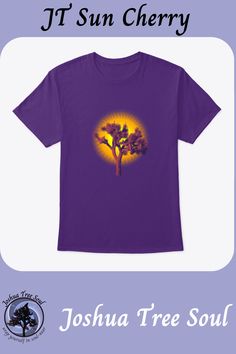 Available in a variety of styles, sizes and colors.  Visit the Joshua Tree Soul store for more thoughtful shirts and gifts. Desert Trees, Tree Shirt, Faith Hope, Shirt Designs, Cherry, How To Wear