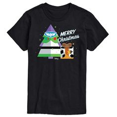 Update your holiday wardrobe with this fun Disney / Pixar Toy Story Big & Tall Merry Christmas Graphic Tee. © Disney Update your holiday wardrobe with this fun Disney / Pixar Toy Story Big & Tall Merry Christmas Graphic Tee. © Disney FEATURES Crewneck Short sleeveFABRIC & CARE Solid colors: cotton; Heather colors: cotton, polyester Machine wash Imported Size: L Tall. Color: Black. Gender: male. Age Group: adult. Pixar Christmas, Merry Christmas Graphic, Christmas Graphic, Pixar Toys, Holiday Wardrobe, Christmas Tees, Pattern Graphic, Toy Story, Disney Pixar