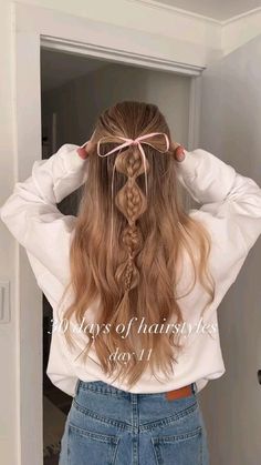 Hairstyle Examples, Bow Hairstyle, Trendy Hairstyle, Cute Hairstyles For Medium Hair