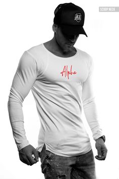 Men's Long Sleeve T-shirts / Long Length Street Style Urban Fashion – RB Design Store