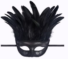 PRICES MAY VARY. Package Include: 1 Pc Masquerade Mask Vintage Half Face Mask with Feather Material: High-quality PP plastic or faux leather, which is lightweight, breathable, durable and provides comfortable wear. Additionally, there are genuine feather decorations. Closure: The Ribbon Tie is able to be adjusted to accommodate the size requirements of the majority of individuals. Design: The adjustable straps ensure a comfortable and secure fit that won't slip down throughout the night, very my Christmas Masquerade Party, Mask Half Face, Roman Costume, Haunted Hayride, Costume Venitien, Feather Mask, Retro Makeup, Feather Decor, Half Face Mask