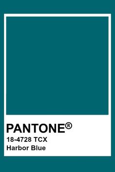 the pantone blue color is shown in this image, and it's not very dark