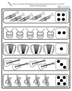 the printable worksheet shows how to make music instruments