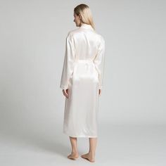 22 Momme Elegant Long Silk Robe With Belt – slipintosoft Elegant Solid Silk Sleepwear, Elegant Long Sleeve Sleepwear, Elegant Long Sleeve Cream Sleepwear, Elegant Satin Finish Robe For Loungewear, Elegant Beige Sleepwear For Wedding Night, Elegant Cream Sleepwear, Elegant Satin Robe For Loungewear, Elegant Satin Loungewear Robe, Elegant Long Sleeve Solid Color Robe